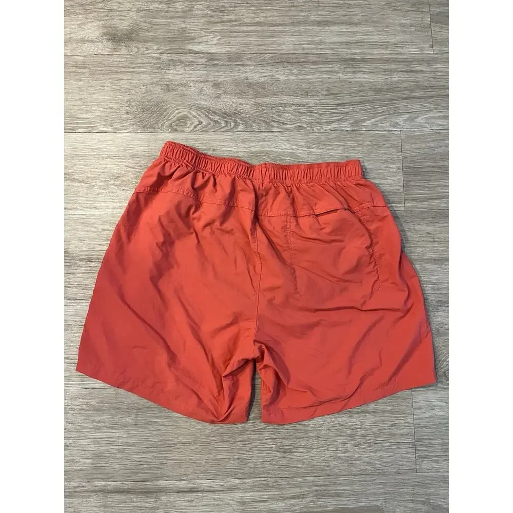Columbia Men's Red Dri Fit shorts Size M Elastic Waist Mesh Lined 0015 - Picture 2 of 9